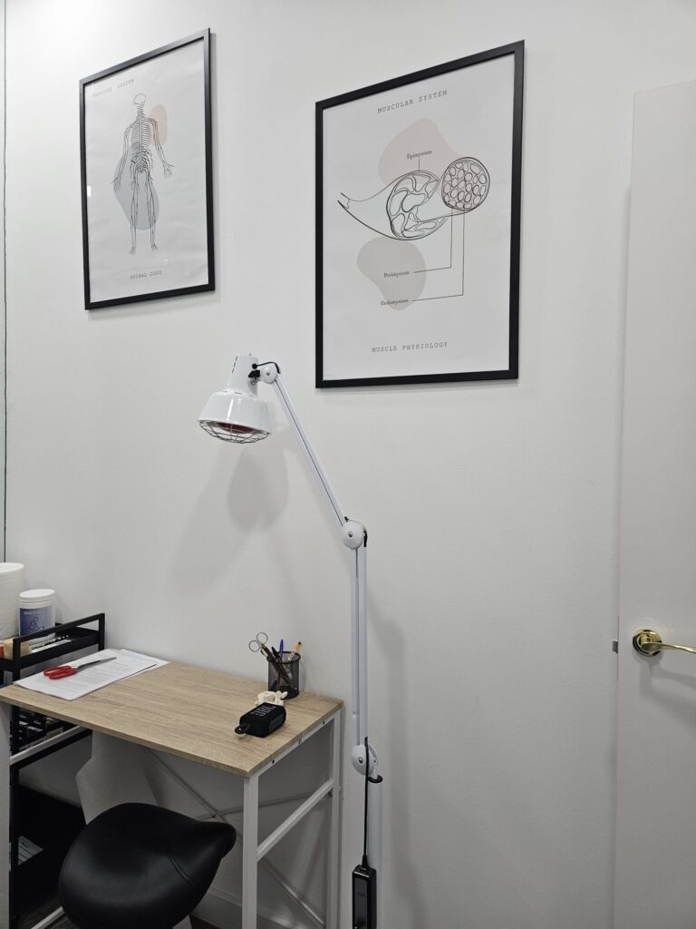 Despacho de fisioterapia de la Clínica Axon en Valencia