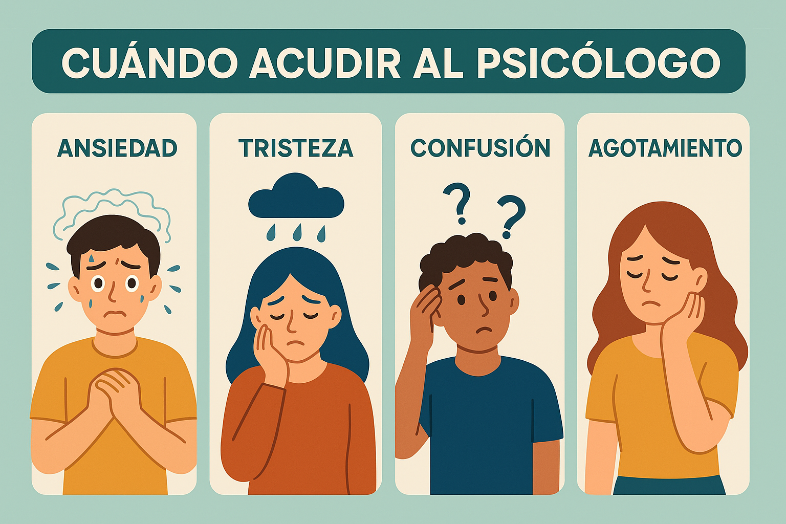 ¿Cuándo ir al psicólogo? Señales que no debes ignorar